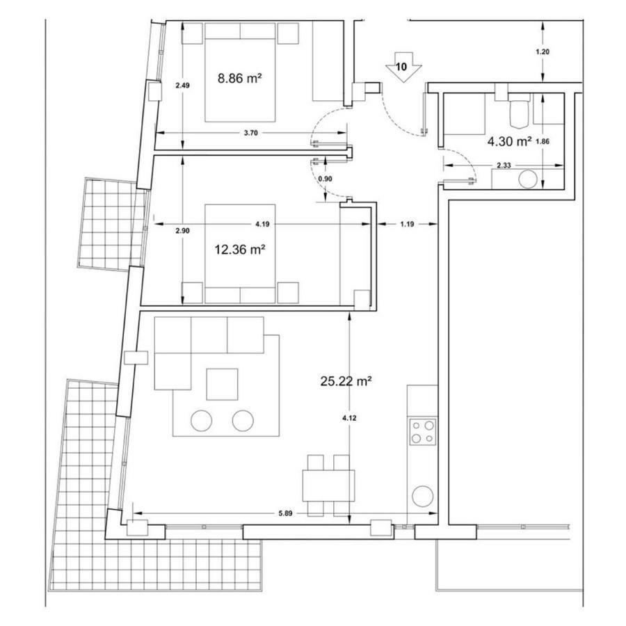 Apartamento Tarifa - Zona 10!Piscina المظهر الخارجي الصورة